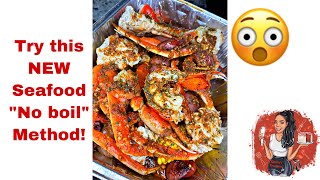 NEW Seafood “Boil” Method instagram live video [upl. by Kallista938]