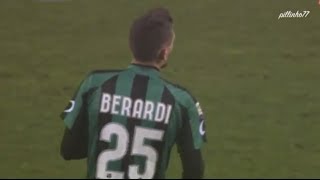 Domenico Berardi  All Four 4 Goals vs Milan  SassuoloMilan 43  12012014 [upl. by Solim]