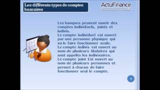 Quels sont les différents types de comptes bancaires [upl. by Gavrila]