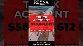 Call Reyna Law Firm after a Truck Accident in Texas or New Mexico  Get justice for your injuries [upl. by Eiramlatsyrk]