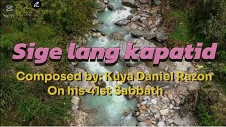 Sige lang kapatid MCGI karaoke [upl. by Whelan]