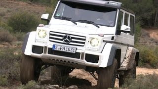 Mercedes G 500 4x4²  Erster Fahrbericht [upl. by Hgielyk515]