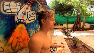 Backpackers Hostel  Goa  Anjuna Beach  Hostel life in Goa  India [upl. by Stella]