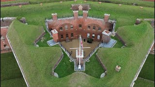 FORT NELSON  AERIAL DRONE FOOTAGE  BRITISH HISTORY [upl. by Laiceps]