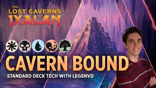 The Lost Caverns of Ixalan  Cavern Bound  WUBRG Deck Tech with LegenVD  MTG Arena [upl. by Sirraj]