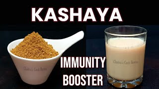 HOW TO MAKE KASHAYA  KASHAYA RECIPE  HEALTHY HERBAL DRINK  IMMUNITY BOOSTER [upl. by Kerby]