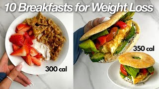 10 Days of Weight Loss Friendly  Low Calories Breakfast Ideas to Make in 2023  Quick amp Easy Recipe [upl. by Konstantine487]