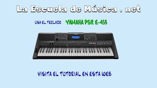 Curso de teclado lección 11 las teclas y las octavas Yamaha PSRE453 [upl. by Yraek234]