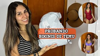 PROBANDO BIKINIS DE TEMU  Kystutorial  Bañadores low cost [upl. by Ecaj]