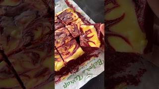 Red velvet cheesecake brownies 💝😋❤️ shortsvideo [upl. by Pish260]