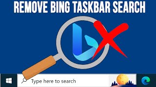 How to Disable Bing Web Search Results from the Windows 10 Taskbar Search Box [upl. by Essex]