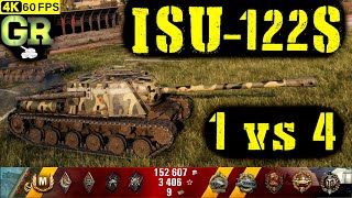 World of Tanks ISU122S Replay  9 Kills 54K DMGPatch 141 [upl. by Arrek]