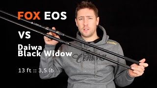 Карпфишинг TV  Сравнение FOX EOS и Daiwa Black Widow часть1 [upl. by Furiya]