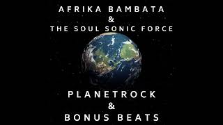 AFRIKA BAMBATA amp THE SOUL SONIC FORCE PLANET ROCK amp BONUS BEATS [upl. by Yremrej]