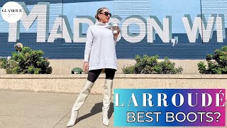 Best Over the Knee Boots Larroude Boots Review  Kate amp Kate High Boots [upl. by Hourihan]