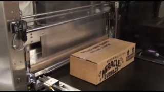 Inline Shrink Wrap Machine Wrapping Various Size Boxes [upl. by Horgan]