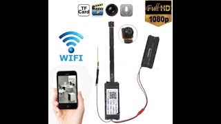 Mini WIFI 1080P HD Spy Hidden IP Camera [upl. by Inaliak]