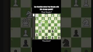 Can Stockfish defeat the legendary player Paul Morphy [upl. by Anertac]