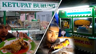 MAKAN KETUPAT BURUNG amp PISANG GORENG KEJU KOTA KANDANGANHSS [upl. by Pierson]