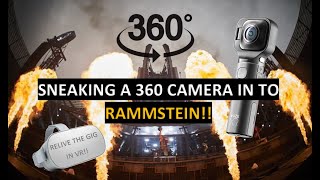 RAMMSTEIN LIVE IN FULL 360° Vuze XR 360 57k [upl. by Admama]