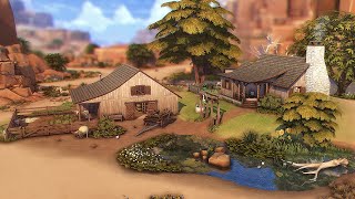 The Sims 4 Horse Ranch Chestnut Ridge Homestead No CC [upl. by Korie]