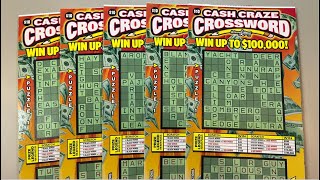 100K PRIZE CASH CRAZE CROSSWORD TICKETS [upl. by Prunella]