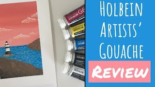 Holbein gouache review  primary set [upl. by Nongim]