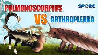 Arthropleura vs Pulmonoscorpius  Prehistoric Insect FaceOff S1E6  SPORE [upl. by Clyte]