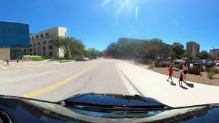 360 Drive Down Vine St to Memorial Stadium Before the Nebraska vs UTEP College Football Game 2024 [upl. by Denver419]