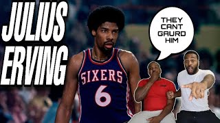 10 Greatest Julius Erving MomentsREACTION THIS MAN DUNKS ON EVERYBODY [upl. by Schuh650]