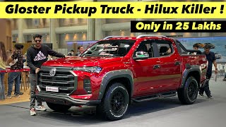 All New 2024 MG Gloster Extender 4x4 Pickup Truck  Hilux amp Isuzu Killer  Only in 20 Lakhs [upl. by Nnorahs]