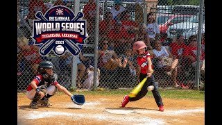 Perry Georgia 6U Boys Dixie Youth World Series GAME THREE Texarkana Arkansas [upl. by Yanahc]