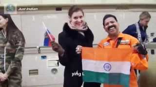 Great Indian traveller on zero gravity flight [upl. by Assenej31]