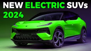 10 NEW Electric SUVs That Are Coming in 2024 [upl. by Ahsaele]