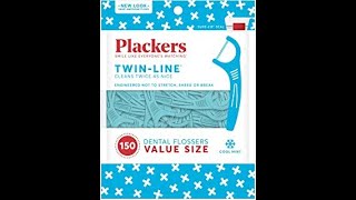 Plackers TwinLine Dental Flossers Product Review [upl. by Iznyl]