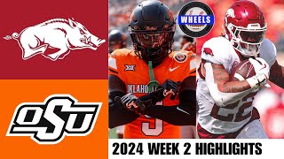 Arkansas v 16 Oklahoma State INCREDIBLE  Full Game Highlights  2024 College Football Highlights [upl. by Langer]