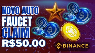 AUTO FAUCET PAGANDO R5000 NA BINANCE  GANHE MUITO CRIPTO cripto binance autofaucet [upl. by Acyssej526]