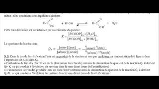 Conseils pour 2 bac  rendement de lestérification [upl. by Anoyi]