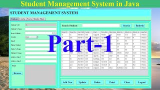 Student Management System in Java  NetBeans  MySQL Database Part1 [upl. by Gow]