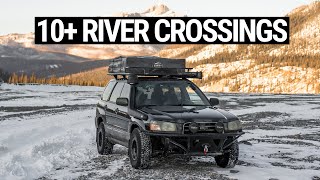 Can the Offroad Subaru Forester take on the Most Popular Winter Trail in Alberta [upl. by Alledi]