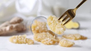 How to Make Candied Ginger crystallized ginger [upl. by Anej]