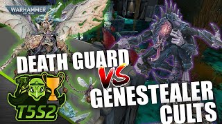 Genestealer Cults vs Death Guard  T5S2 S8 Pod 22 FINALS  Warhammer 40k Batrep [upl. by Dorene]