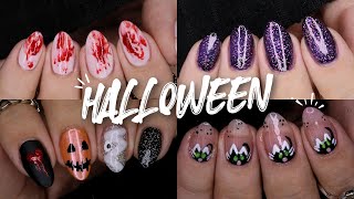 UNHAS DECORADAS PARA HALLOWEEN [upl. by Patrich]