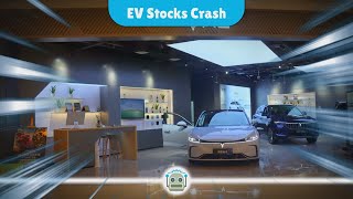 Electric Vehicle Stocks Plummet Amid Trump Administration Tax Credit Plans [upl. by Huttan]