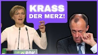 Neue Grünen Vorsitzende Franziska Brantner geht an die Decke [upl. by Ilrahs]