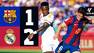 FC BARCELONA 1 vs 2 REAL MADRID  EL CLÁSICO  LALIGA 202324 MD11 [upl. by Gerladina136]