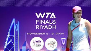 🎾🇵🇱IGA SWIATEK PRZEGRYWA PIERWSZEGO SETA❗️❗️❗️ WTAFinalsRiyadh 03112024 [upl. by Anselm]