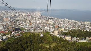 Hakodate Japan  Mount Hakodate Ropeway amp Observation Deck 2019 [upl. by Ydniw]