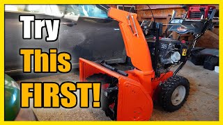 How to Fix Snowblower That Wont Start after Sitting Try This First [upl. by Barnaba]