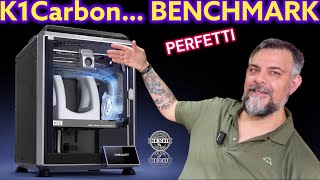 Adesso anche per il carbonioRecensione e prova con benchmark Stampante 3D veloce Creality K1C tpu [upl. by Roanna]